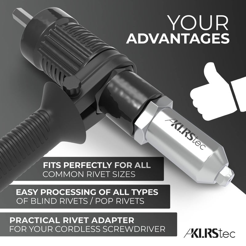 KLRS محول مسدس الرّبط الاحترافي KLRStec - ملحق الرّبط لمفكات البراغي وال drills اللاسلكية - معالجة سهلة للرّبطات البوب - Image 4
